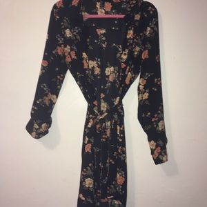 Forever 21 floral duster